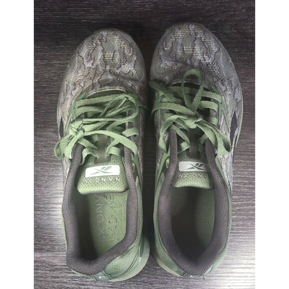 Reebok Nano X5 Grit Green Camo CrossFit Gym Training Shoes  Size Men 6.5 *NICE* main image 9